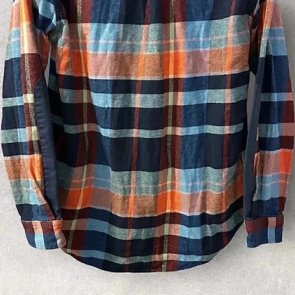 Free Assembly Men's long sleeve flannel size Large, pockets and elbow patches - Picture 10 of 16